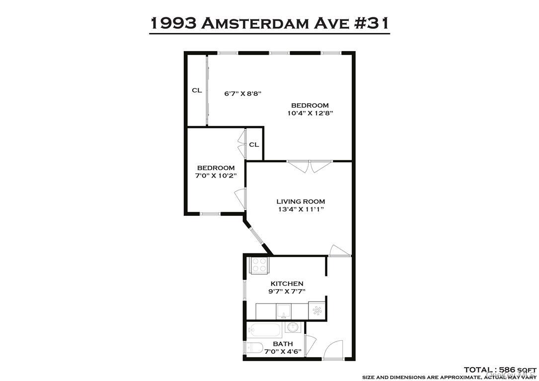 1993 Amsterdam Avenue Unit 31, Manhattan NY 10032