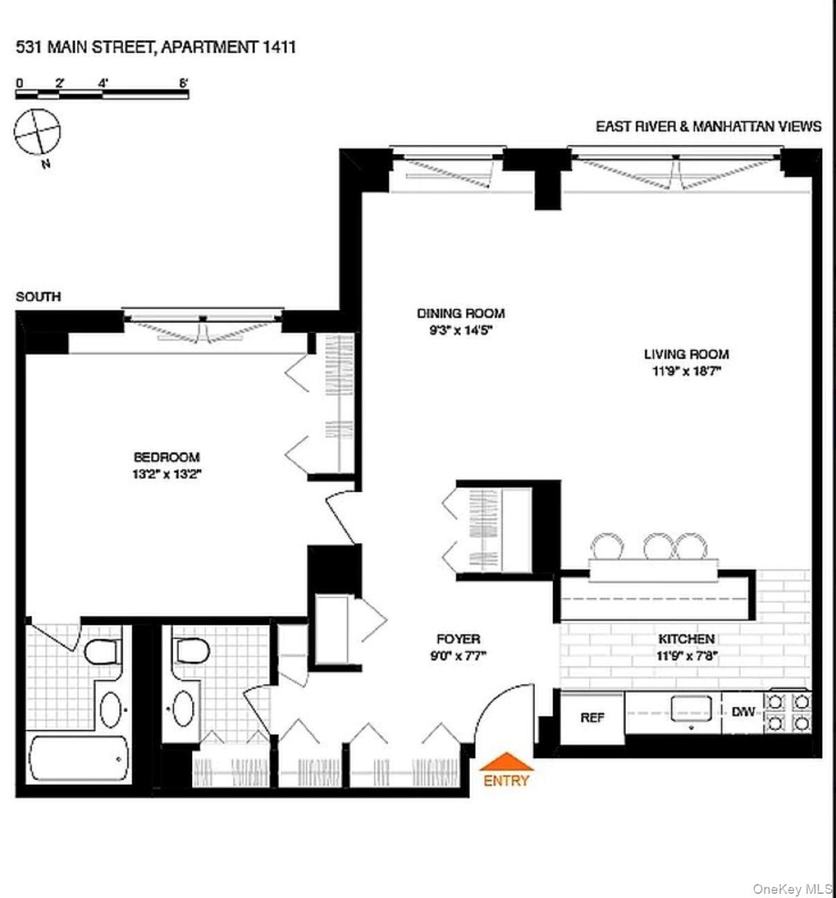 531 Main Street Unit 1511, Manhattan NY 10044