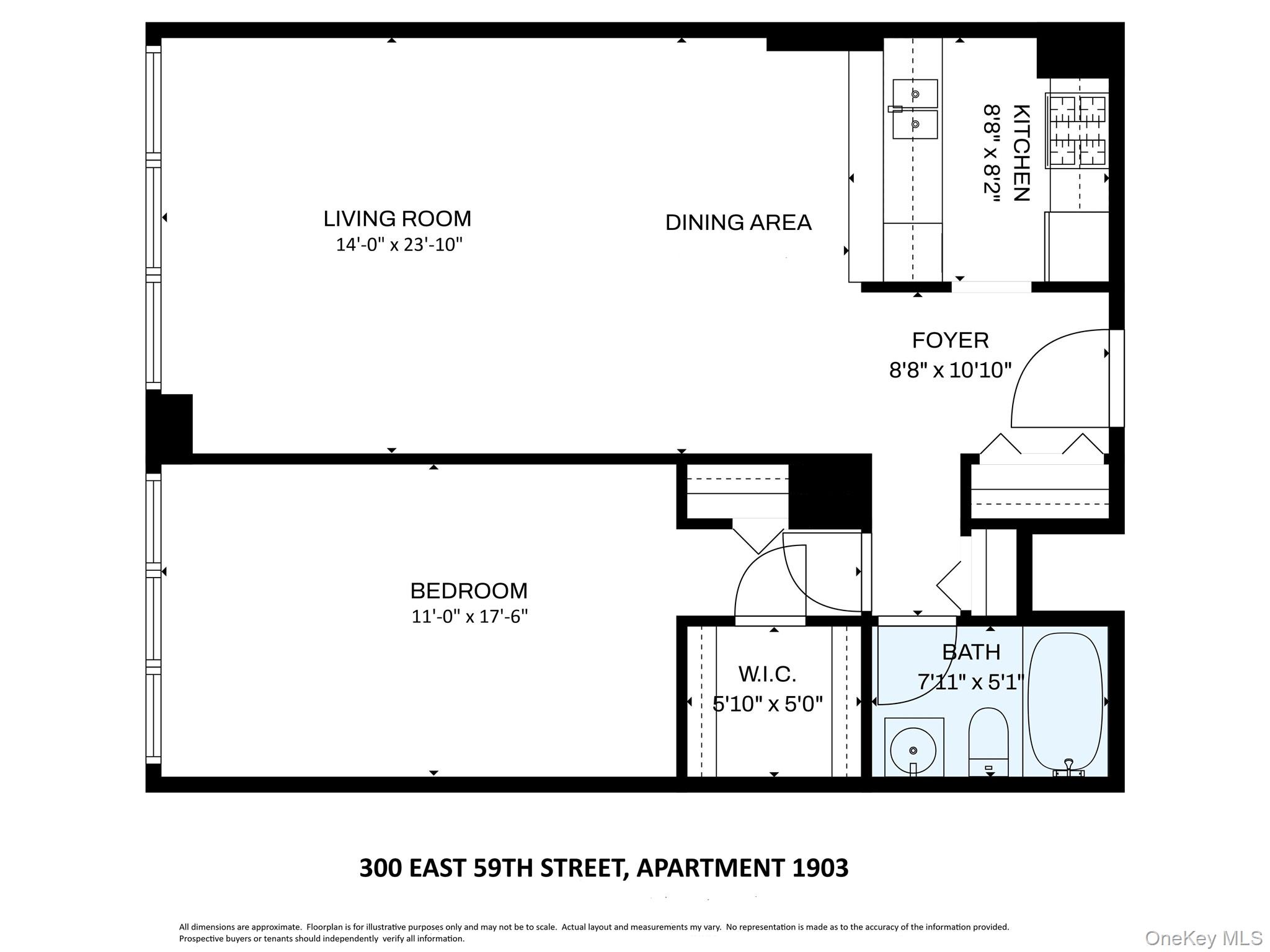 300 E 59th Street Unit 1903, Manhattan NY 10022