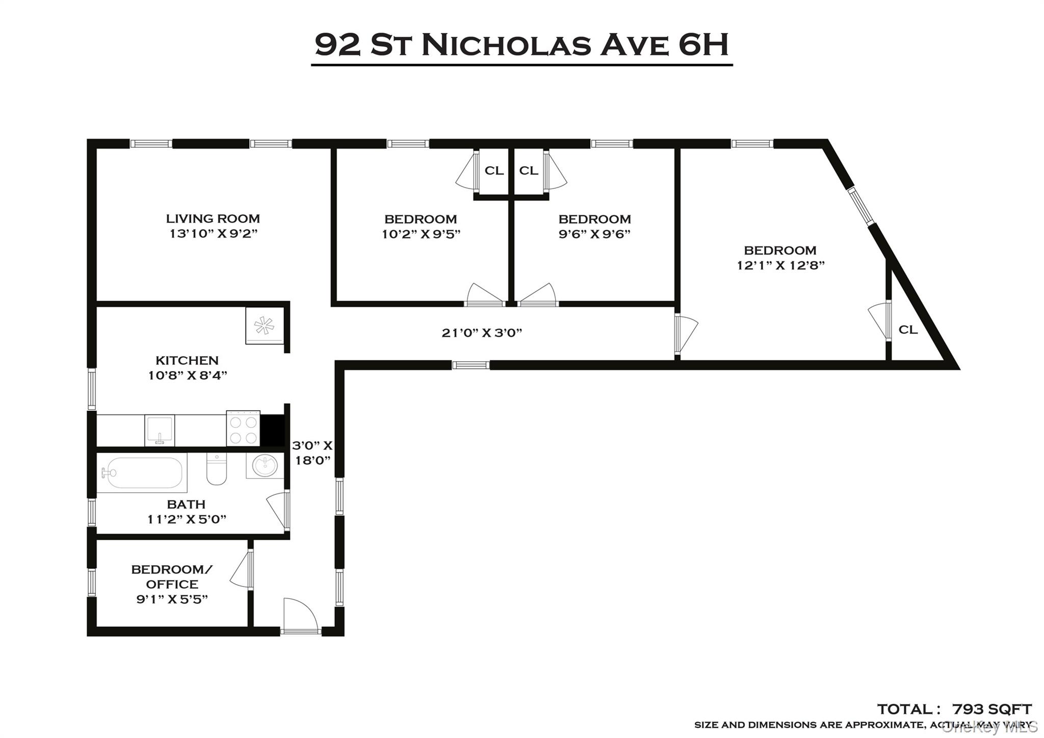 92 Saint Nicholas Avenue Unit 6H, Manhattan NY 10026