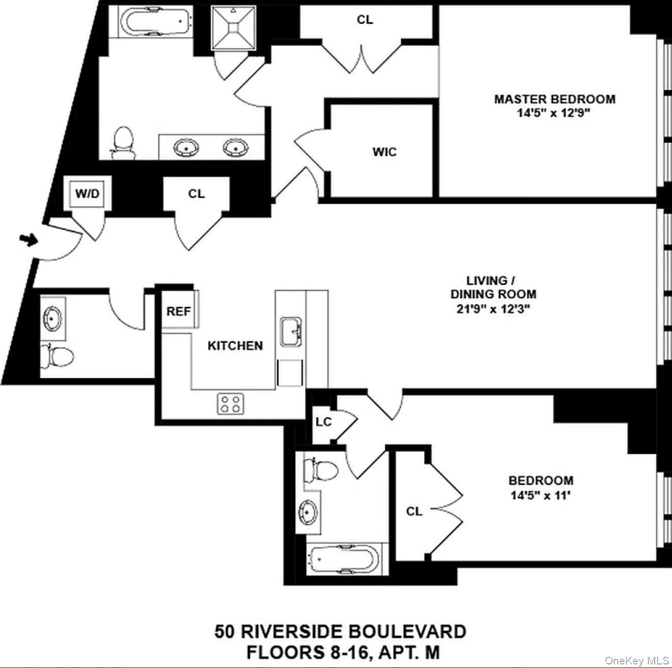 50 Riverside Boulevard Unit 15M, Manhattan NY 10069